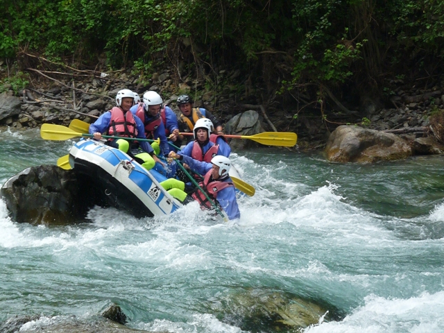  Descendência técnica de rafting